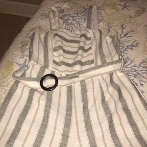 Super cute Charlotte Russe stripe wide leg jumper